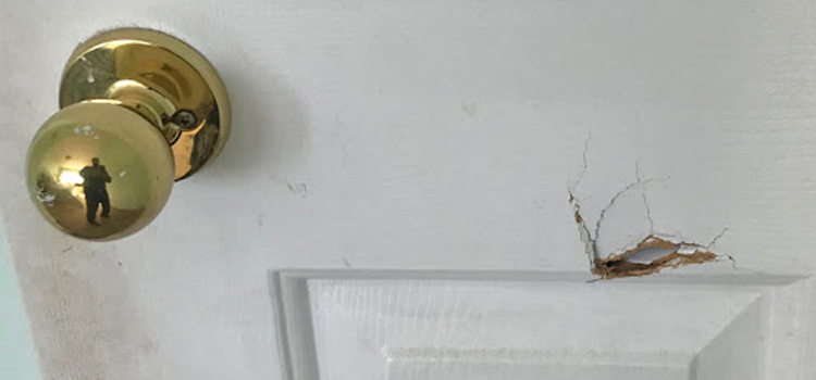 interior door hole repair Oakley
